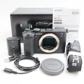 ■シャッター数2873枚！新品同様■ SONY α7C II ボディ ブラック ミラーレス一眼カメラ ILCE-7CM2 ソニー