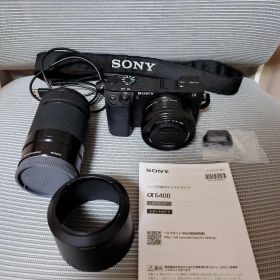 【値下げしていきます】SONY α6400 ダブルズームレンズキット