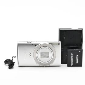 ＜良品＞ Canon IXY 170 シルバー｜コンパクトデジタルカメラ｜外観美品｜液晶モニターに目立たない微小な擦り傷あり｜その他は全体的に非常に綺麗な状態｜レンズ内クリア・光学良好