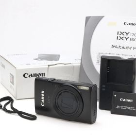 A (美品) Canon キヤノン IXY 170 ブラック 初期不良返品対応 99-154