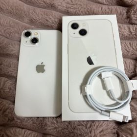 【美品】iPhone13 128GB 充電ケーブル・箱付、SIMフリー