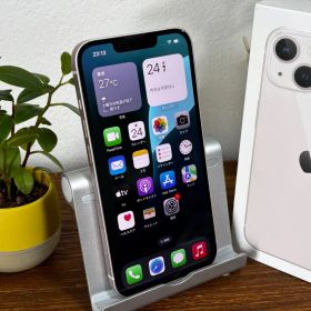 ★整備済初期不良対応★Apple iPhone 13 256GB ピンク A2631 au SIMロック解除済 バッテリー83% SIMフリー アイフォーン