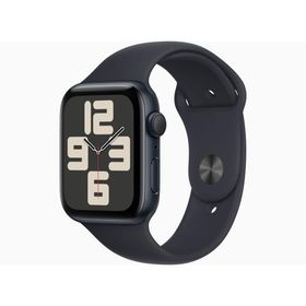 Apple MRE73J/A Apple Watch SE 第2世代 GPSモデル 44mmミッドナイトアルミニウムケースとミッドナイトスポーツバンド S/M 新品 送料無料