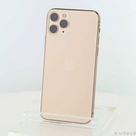 〔中古〕Apple(アップル) iPhone11 Pro 64GB ゴールド MWC52J／A SIMフリー〔198-ud〕