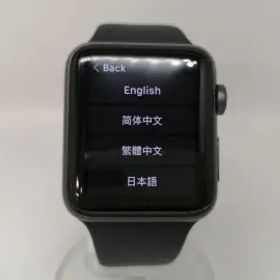 【中古】Apple Apple Watch Series3 42mm Cellular スペースグレイアルミニウム/ブラックスポーツバンド MTH22J/A【東池袋1丁目】保証期