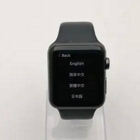 【中古】Apple Apple Watch Series3 42mm GPS スペースグレイアルミニウム/ブラックスポーツバンド MTF32J/A【千葉】保証期間１ヶ月【ラ