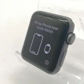【中古】Apple Apple Watch Series3 38mm GPS スペースグレイアルミニウム/ブラックスポーツバンド MQKV2J/A【宇田川】保証期間１ヶ月【