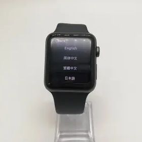 【中古】Apple Apple Watch Series3 42mm GPS スペースグレイアルミニウム/ブラックスポーツバンド MTF32J/A【福岡天神】保証期間１ヶ月