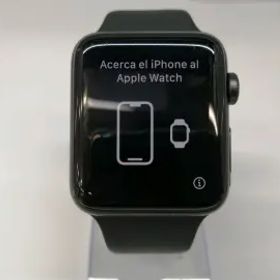 【中古】Apple Apple Watch Series3 42mm GPS スペースグレイアルミニウム/ブラックスポーツバンド MTF32J/A【札幌】保証期間１ヶ月【ラ