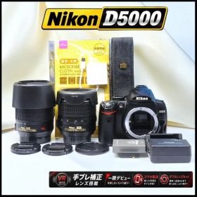 ショット約1000回 Nikon D5000 手ブレ補正 望遠Wレンズ 初心者