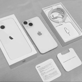 iPhone13mini 128GBスターライトSIMフリー充電ケーブル・箱付き
