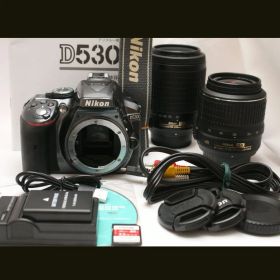 ショット少なめ!!ニコン Nikon D5300 ダブルレンズセット グレー