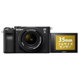 【中古】【39shop】SONYソニー★フルサイズ ミラーレス一眼カメラ α7C ズームレンズキットレンズ:SEL2860 ブラック ILCE-7CL B（良い）