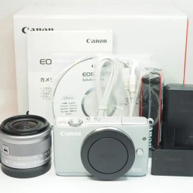 Canon EOS M10 グレー EF-M 15-45mmIS STM レンズキット 元箱付き 【管CN10175