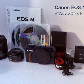 Canon EOS M ダブルレンズキット ブラック 動作確認済