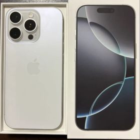 【美品‼️】iPhone16Pro 128GB ホワイトチタニウム