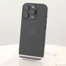 ソフマップ 〔中古品〕 iPhone16 Pro 128GB ブラックチタニウム MYMV3J／A SIMフリー【377】