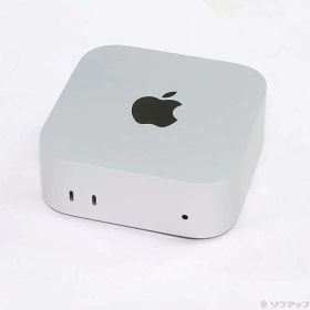 【中古】Apple(アップル) Mac mini Late-2024 MU9D3J／A Apple M4 10コアCPU_10コアGPU 16GB SSD256GB シルバー 〔macOS v26.7〕 【198-ud】