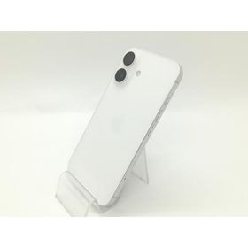【中古】Apple 国内版 【SIMフリー】 iPhone 16 128GB ホワイト MYDR3J/A【静岡】保証期間１ヶ月【ランクB】
