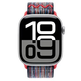 Apple Apple Watch Series10 46mm GPSモデル MWX03J/A+MXU43FE/A A2999【シルバーアルミニウムケース/ブルー レッドNikeスポーツループ】 [中古] 【当社3ヶ月間保証】 イオシス