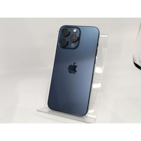 【中古】Apple 国内版 【SIMフリー】 iPhone 15 Pro Max 256GB ブルーチタニウム MU6T3J/A【東池袋1丁目】保証期間１ヶ月【ランクB】