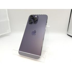 【中古】Apple 国内版 【SIMフリー】 iPhone 14 Pro Max 256GB ディープパープル MQ9E3J/A【M+南浦和駅前】保証期間１ヶ月【ランクC】