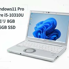 Windows11 Pro 64bit Panasonic Let'sNote CF-SV9RDLVS 第10世代 Core i5-10310U 1.7GHz メモリ 8GB 256GB(NVMe SSD) 12.1インチ(1920×1200)