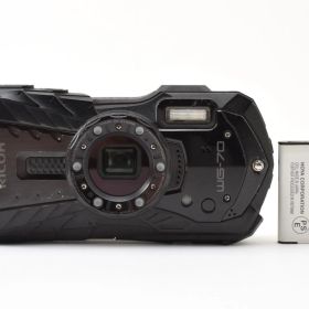 リコー RICOH WG-70 ブラック 《動作確認済》 コンパクト デジタル カメラ #A1736