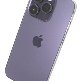 【Apple】アップル『iPhone14Pro/6.1inch/256GB/SIMロック解除済 ソフトバンク/ディープパープル』MQ1E3J/A 2022年9月発売 スマートフォン 1週間保証【中古】
