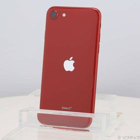 【中古】Apple(アップル) iPhone SE 第3世代 64GB プロダクトレッド MMYE3J／A SIMフリー 【196-ud】