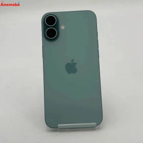 【中古】iPhone16 Plus 128GB ティール MXVF3J/A AU版SIMフリー