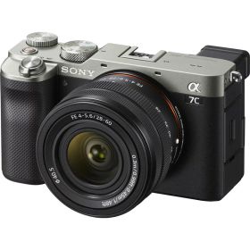 【納期約1ヶ月以上】【代引き不可】ILCE-7CL-S SONY ソニー フルサイズミラーレス一眼カメラ α7C ズームレンズキット シルバー ILCE7CLS