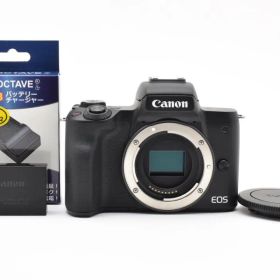 超美品 CANON EOS Kiss M ボディ ブラック ミラーレス H096
