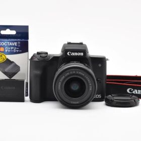 新品級 Canon EOS Kiss M EF-M15-45 ブラック H724