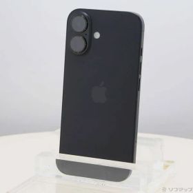 ソフマップ 〔中古品〕 iPhone16 128GB ブラック MYDQ3J／A SIMフリー【352】