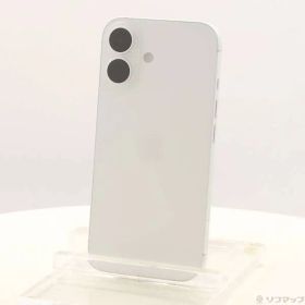 ソフマップ 〔中古品〕 iPhone16 128GB ホワイト MYDR3J／A SIMフリー【295】