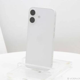 ソフマップ 〔中古品〕 iPhone16 128GB ホワイト MYDR3J／A SIMフリー【198】