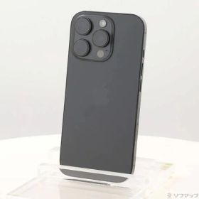 ソフマップ 〔中古品〕 iPhone16 Pro 128GB ブラックチタニウム MYMV3J／A SIMフリー【258】