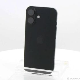 ソフマップ 〔中古品〕 iPhone16 256GB ブラック MYDW3J／A SIMフリー【258】