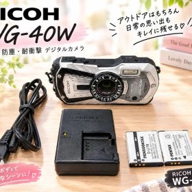 ジャンク品 RICOH WG-40W 防水デジタルカメラ