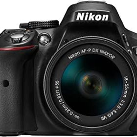 【中古】Nikon デジタル一眼レフカメラ D5300 AF-P 18-55 VR レンズキット ブラック D5300LKP18-55