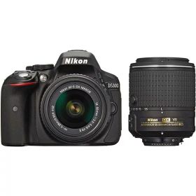 【中古】ニコン Nikon D5300 ダブルズームキット2 ブラック ブラック カメラ 中古 人気 おすすめ 高画質