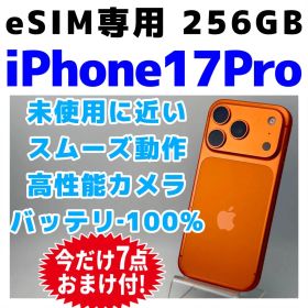 美品 SIMフリー eSIM iPhone17Pro 256GB 1787