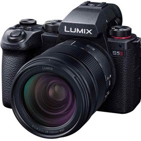 【中古】パナソニック(Panasonic) フルサイズミラーレス一眼カメラ 望遠撮影 マクロ撮影まで幅広いシーンに対応 S5M2H ブラック DC-S5M2H