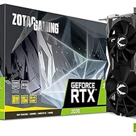 【中古】【39shop】Zotac★ZT-T20700E-10 Nvidia Geforce GAMING RTX 2070 MINI GDDR6 DP/HDMIチューリングVR 4K PCI Expressグラフィックカードブラック（良い）