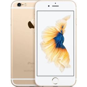 【美品】 iPhone6S 128GB ゴールド SIMフリー 本体 イヤホン