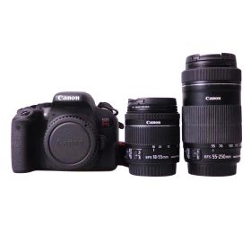 中古 デジタル一眼 ダブルズームキットCanon キャノンEOS Kiss X9i 301071001429コンディションランク【B】（商品 No.76-0）