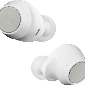 オーディオテクニカ ATH-CKS30TW WH ワイヤレスイヤホン bluetooth 【完全ワイヤレスイヤホン/重低音 / IP55 防水防塵規格/マルチポイント対応/小型軽量 / 最大約20時間再生 / アプリ対応/ヒアスルー/低遅延モード】 ATH-CKS30TW WH ホワイト