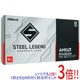 ASRock グラボ Radeon RX 9070 XT Steel Legend 16GB PCIExp 16GB