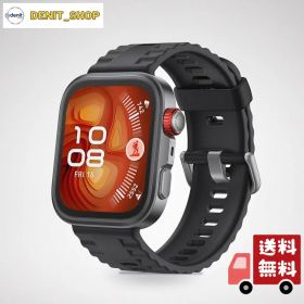 HUAWEI WATCH FIT 4 Pro スマートウォッチ 薄型軽量 ゴルフ機能 アウトドアに適した気圧計と測位システム 1.82インチ3000nitsディスプレイ サファイアガラス チタン合金ベゼル 10日間ロングバッテリー iOS/Android